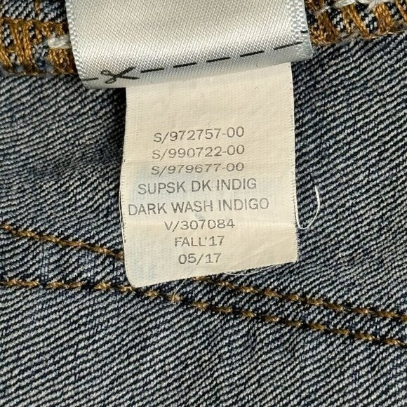 Gap Kids Skinny Fit Jeans Dark Wash Girls Size 14, W28 x L28 - Picture 13 of 14